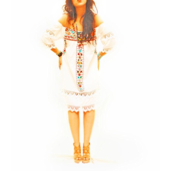 Mexican Embroidered Dress